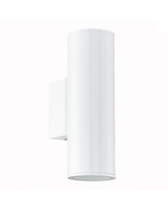 applique led da esterno parete bianco, eglo riga