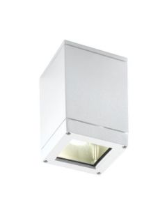 plafoniera da esterno bianca