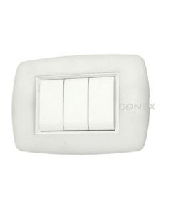 Marlanvil placca Millenium 4P bianco latte