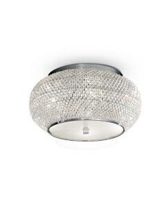 plafoniera cristalli pasha