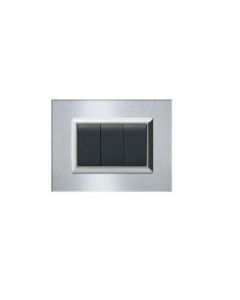 Marlanvil placca Qube 7P cornice cromo