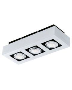 plafoniera faretti led loke eglo