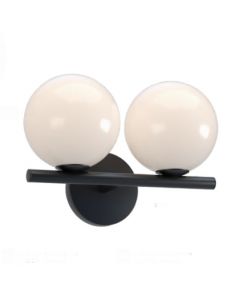 lampada da parete talis nera