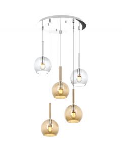 top light lampadario 5luci future