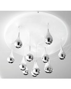 sillux plafoniera led pioggia