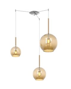 TOP LIGHT SFERE IN VETRO AMBRA