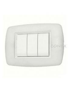 Marlanvil placca Millenium 3P bianco latte