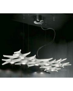 Lampade Italiane Baobab sospensione bianca