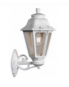 asti lanterna bianca da esterno parete