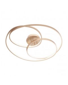 plafoniera led centrix bronzo