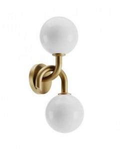 applique oro 2 sfere vetro confusio