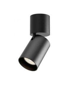 faretto nero da soffitto gu10