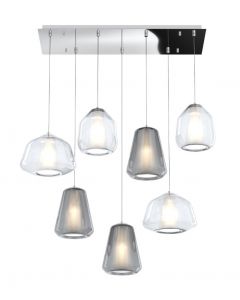 lampadario rettangolare double skin