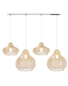 dress top light sospensione ambra