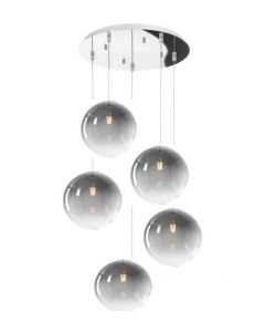 Eclipse Big lampadario 5L fumè TP