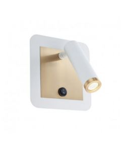 faretto led bianco ottone closer