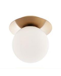 plafoniera sfera vetro haiku