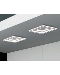 plafoniera led halo quadrata