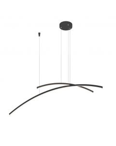 top light kawaii lampadario nero