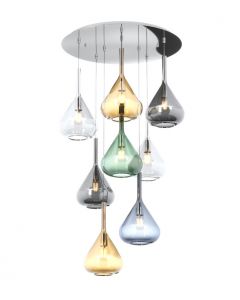 lampadario kona multicolore