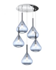 lampada vetro blu kona