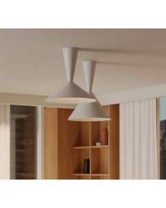 plafoniera bianca konos