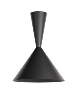 plafoniera nera group konos