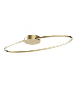 plafoniera led leo bronzo