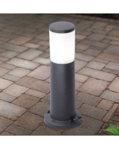 Paletto nero da esterno Loano H.40