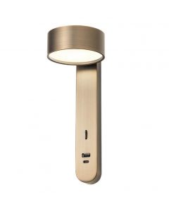 applique led bronzo anticato sades