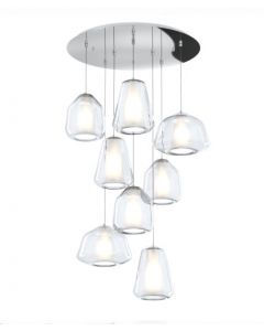 double skin lampada top light 8 luci