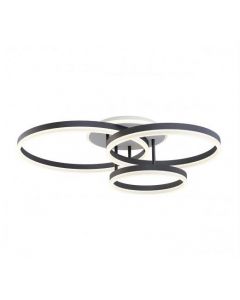 plafoniera led da interno nera