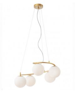 lampadario volley oro