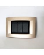 Marlanvi placca Domus 3P bronzo satinato