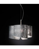 selene lampada papiro foglia rgento