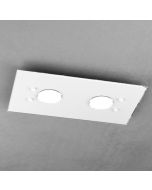 top light plafoniera path vetro bianco