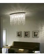 lampada da soffitto cristalli