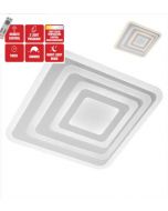 plafoniera led quadrata stratos