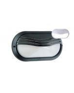 plafoniera da esterno bianca