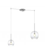 sfere in vetro trasparente