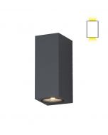 applique gu10 doppia luce ip65
