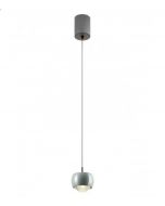 sospensione led grigia da interno