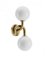 applique oro 2 sfere vetro confusio