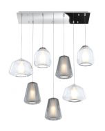 lampadario rettangolare double skin