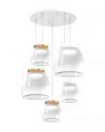 top light drum lampadario led 5l