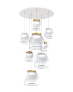 top light drum lampada led 8 luci