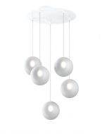 top light eclipse lampadario bianco