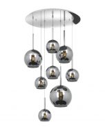 lampadario sfere cromo future