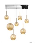 top light future lampada sfere ambra