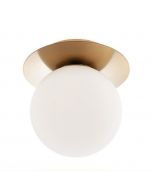 plafoniera sfera vetro haiku